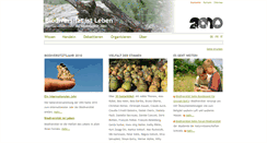 Desktop Screenshot of biodiversitaet2010.ch